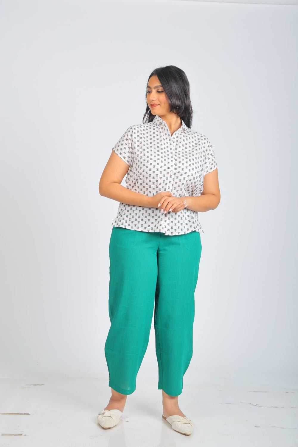 Tilton Ankle Green Pant
