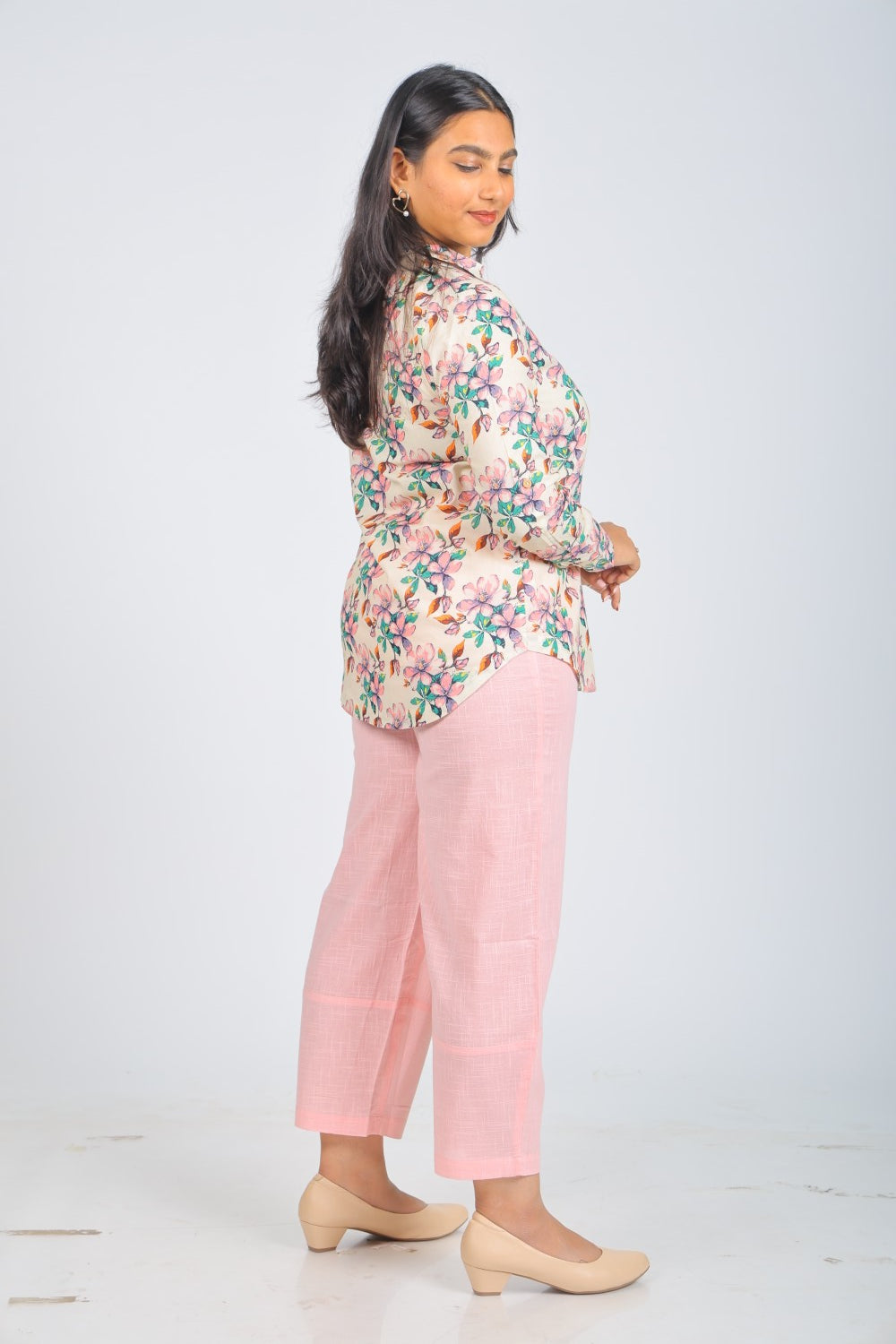 Sunlit Flora Printed Shirt