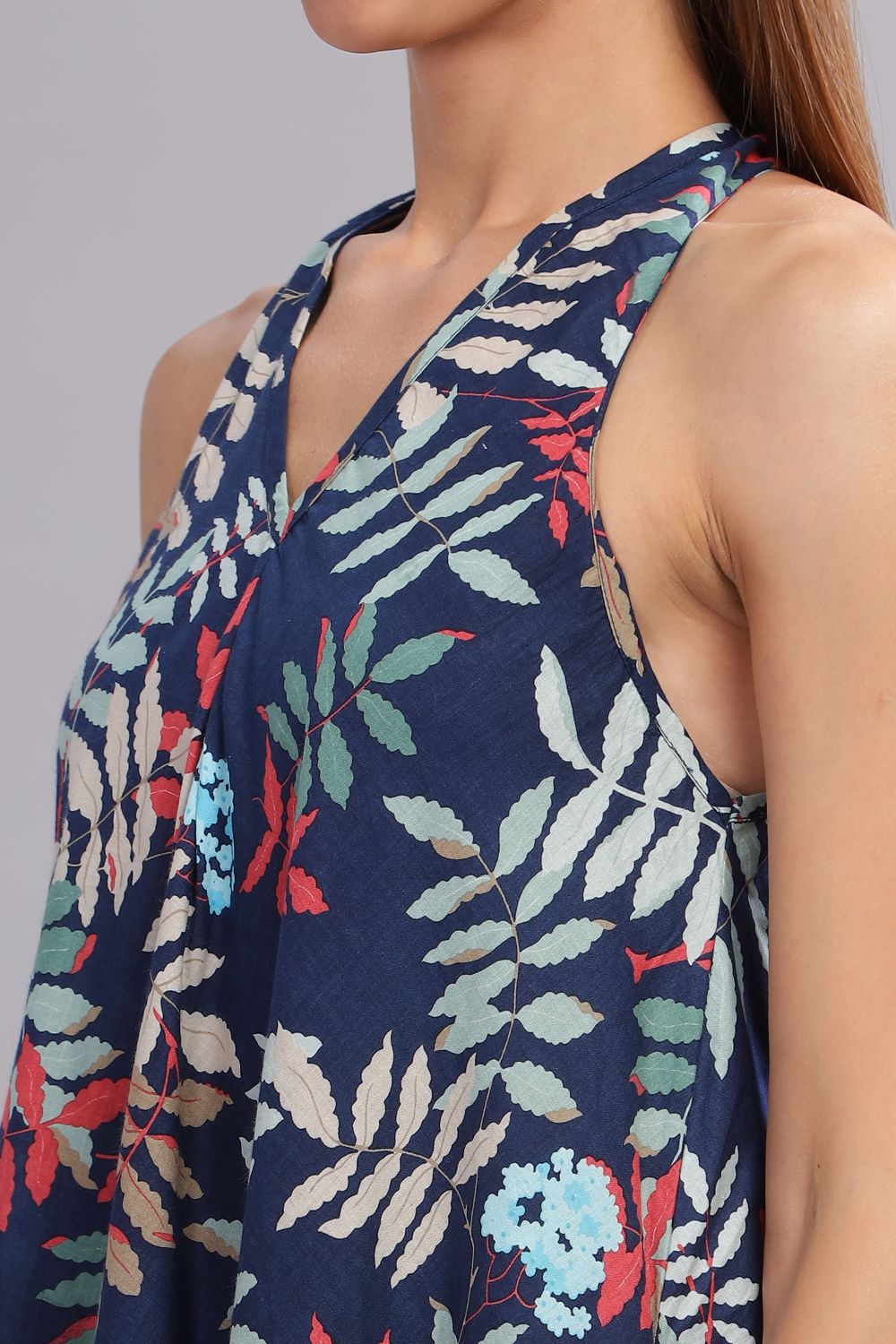 Nirali Blue Long Dress