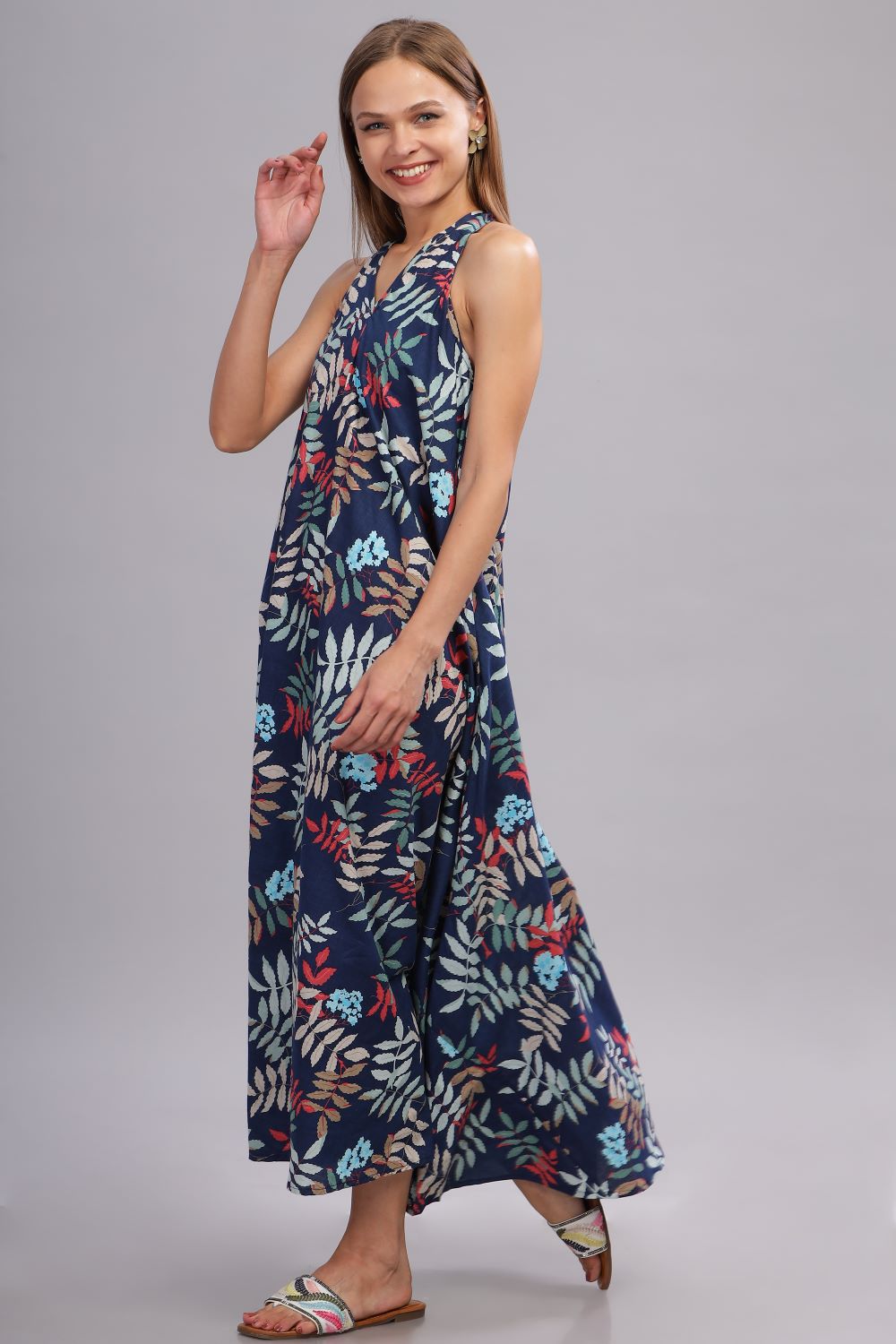 Nirali Blue Long Dress