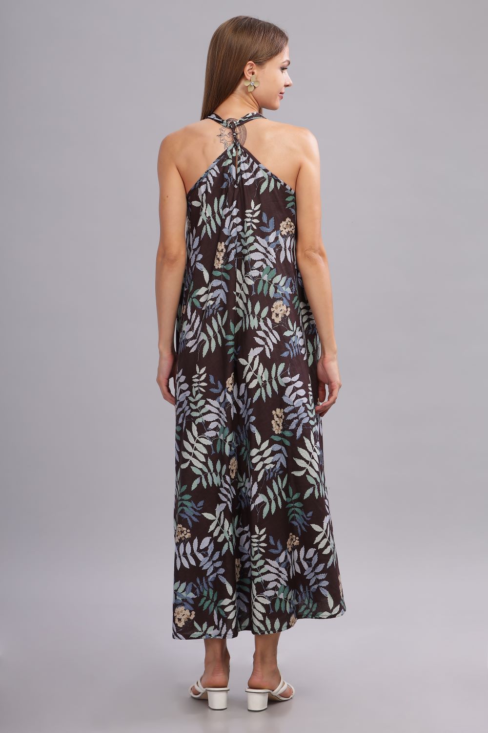 Nirali Brown Long Dress