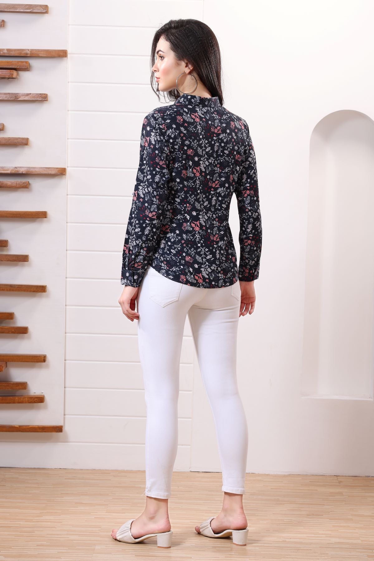 Women Black Casual Shirt