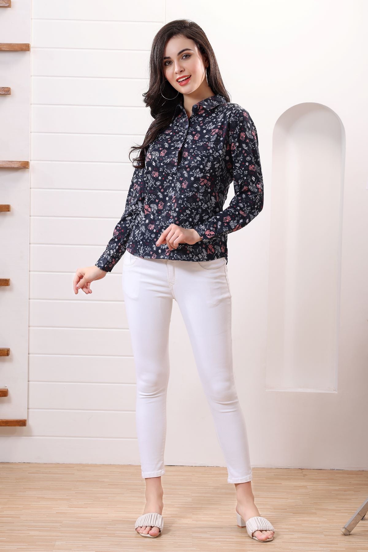 Women Black Casual Shirt