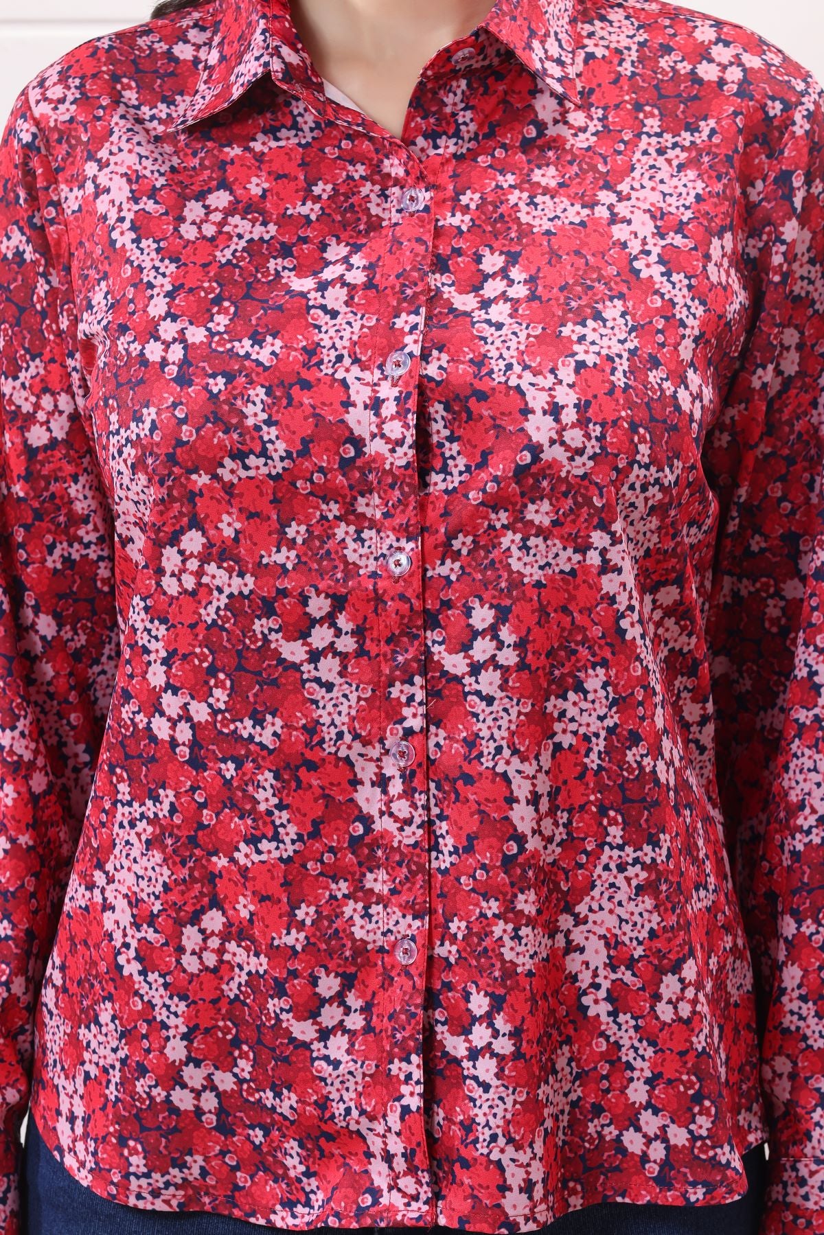Red Casual Shirt