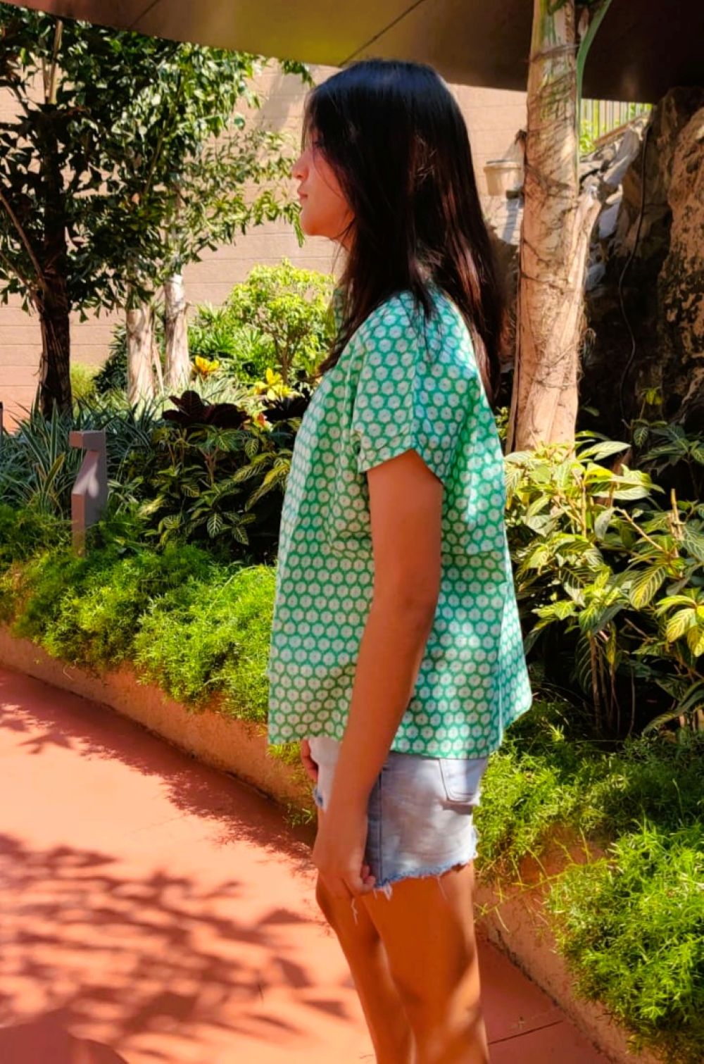 Mint Flora Shirt