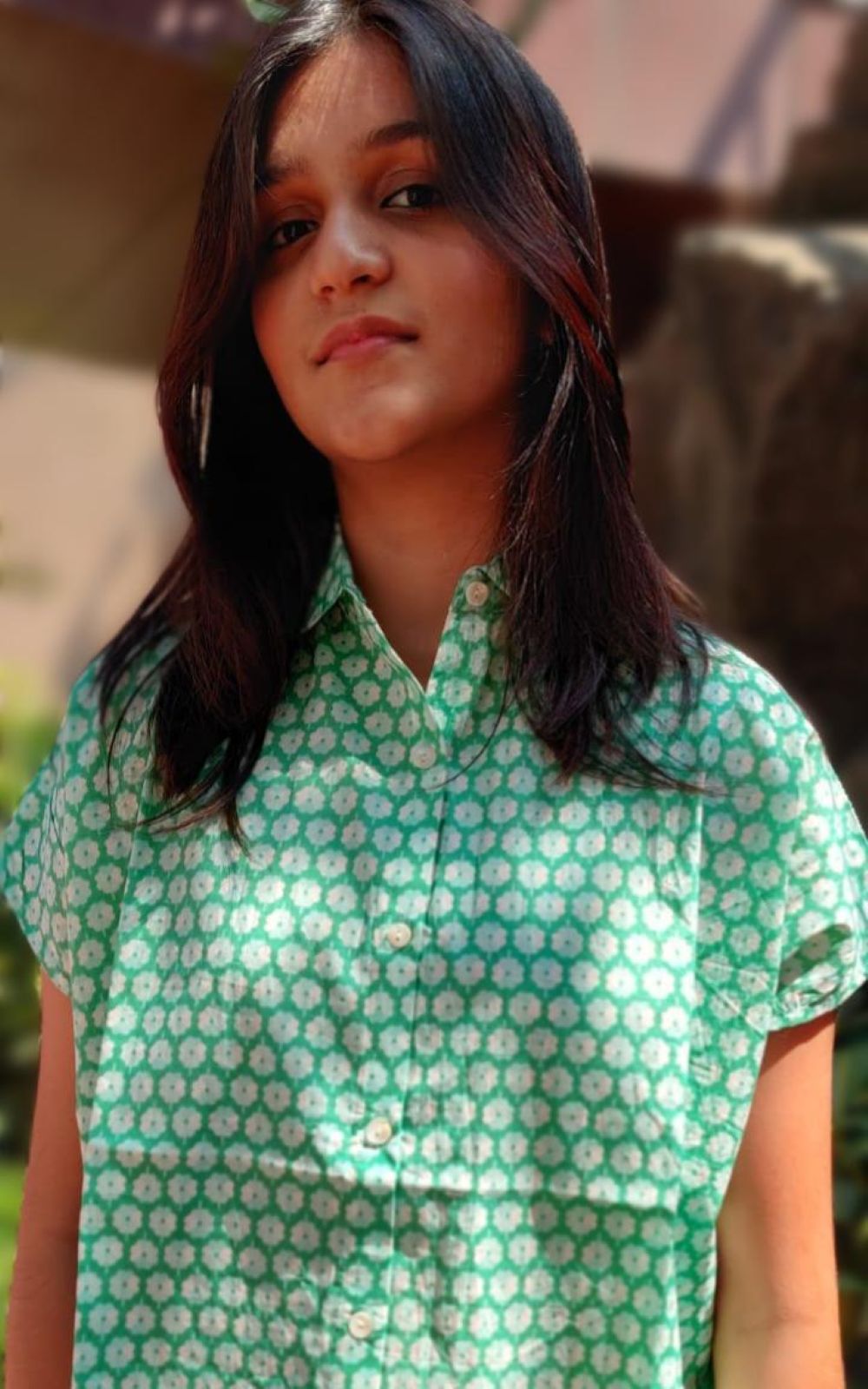 Mint Flora Shirt