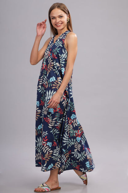 Nirali Blue Long Dress