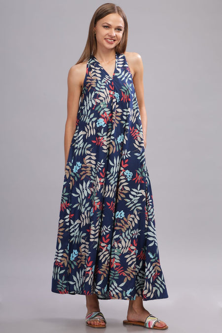 Nirali Blue Long Dress