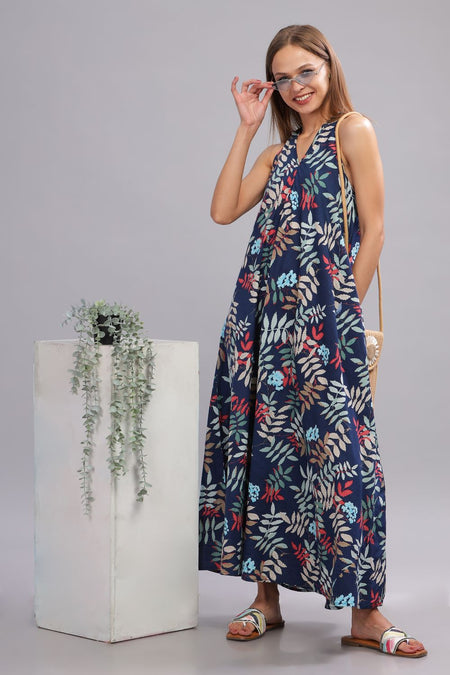 Nirali Blue Long Dress