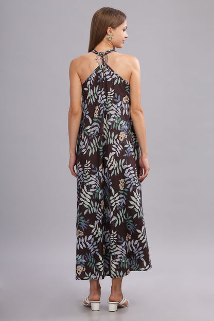 Nirali Brown Long Dress
