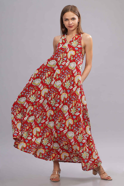 Nirali  Red Long Dress