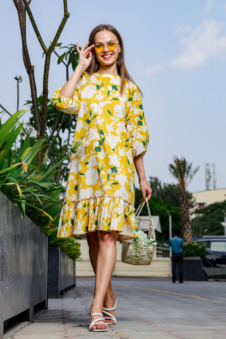 Lemony Yellow Dress