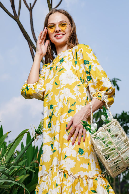 Lemony Yellow Dress