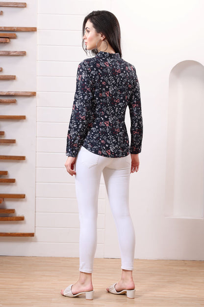 Women Black Casual Shirt