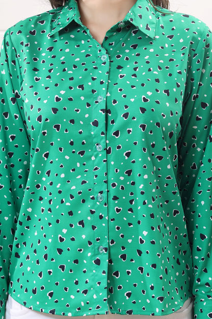Green Casual Shirt